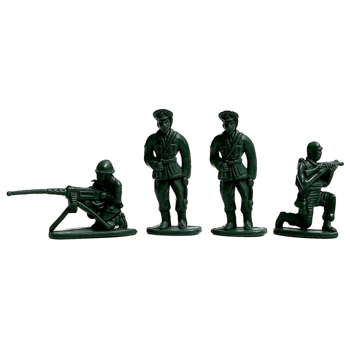 Машина инерционная &laquo;Военный джип&raquo; с пушкой и солдатом