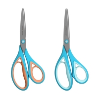 Ножницы ErichKrause Endeavor Ergo, 19.5 см, антискользящие резиновые вставки, улучшенная заточка, блистер, МИКС Ножницы ErichKrause Endeavor Ergo, 19.5 см, антискользящие резиновые вставки, улучшенная заточка, блистер, МИКС