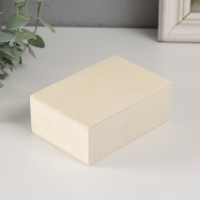 Шкатулка дерево под роспись "Прямоугольная" без замочка 11х7,5х4 см Шкатулка дерево под роспись "Прямоугольная" без замочка 11х7,5х4 см