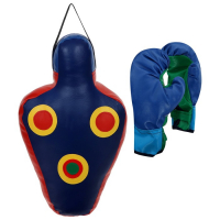 Набор боксёрский детский IDEAL &laquo;Прицеленный удар&raquo;: перчатки, груша, цвет МИКС
