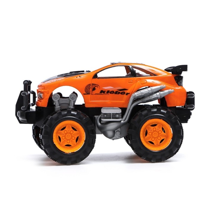 Джип радиоуправляемый «Гонщик», работает от батареек, цвет оранжевый Джип радиоуправляемый «Гонщик», работает от батареек, цвет оранжевый