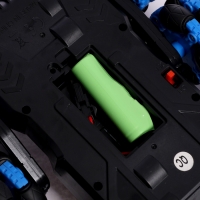 Машина радиоуправляемая &laquo;МЕГА перевертыш&raquo;, световые и звуковые эффекты, цвет синий