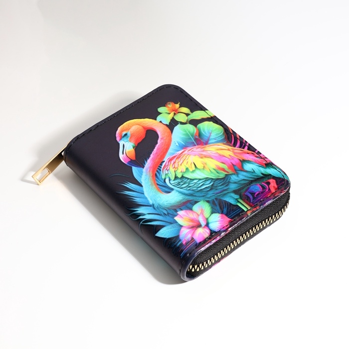 Кошелёк на молнии, цвет чёрный Кошелёк на молнии, цвет чёрный