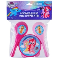 Музыкальные инструменты &laquo;Маракасы и бубен&raquo; My little pony, 3 предмета