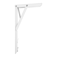 Кронштейн складной для столов и полок ТУНДРА, F001 , 2 шт., длина 250 мм., сталь, цвет белый 97039 Кронштейн складной для столов и полок ТУНДРА, F001 , 2 шт., длина 250 мм., сталь, цвет белый 97039