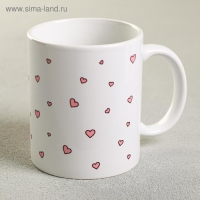 Кружка сублимация "Сестра подарила" 320 мл, с нанесением