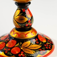 Фруктовница на ножке «Хохлома» Фруктовница на ножке «Хохлома»