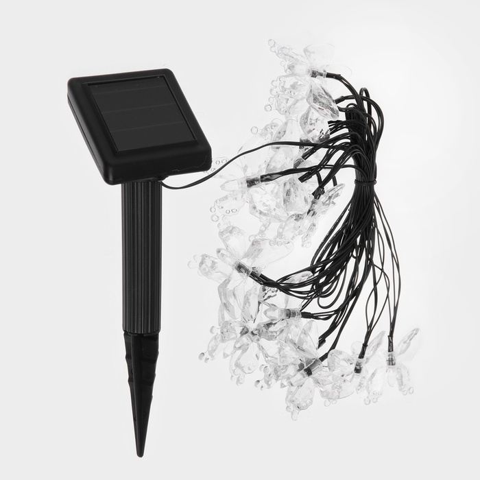 Гирлянда садовая Эра на солнечной батарее &laquo;Бабочки&raquo; LED, IP54