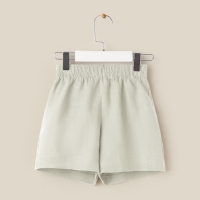 Костюм детский домашний (рубашка и шорты) SL HOME р 36 (134-140), светло-зеленый