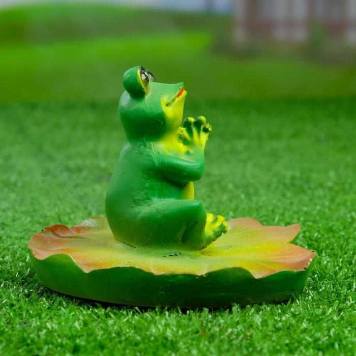 Садовая фигура Садовая фигура "Лягушка хлопает" 15х10см