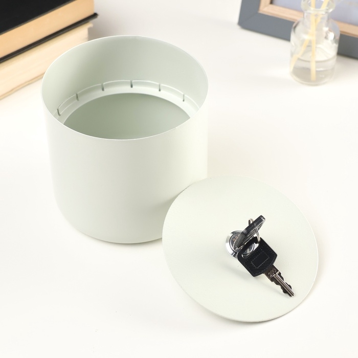 Сейф потайной, цветочный горшок, белый Сейф потайной, цветочный горшок, белый