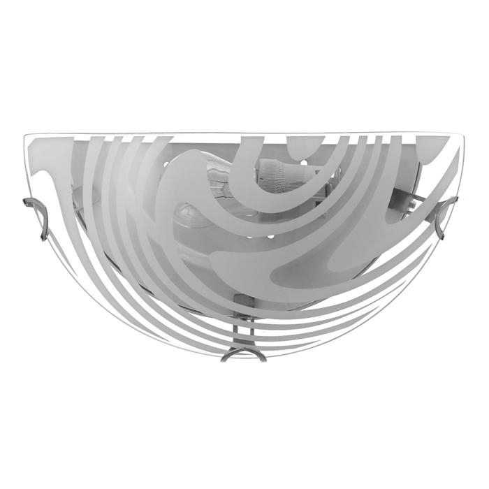 Светильник Светильник "Диона" моллир., 1х60Вт Е27, хром, d=30 см, h=5,5 см