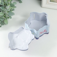 Копилка металл "Забавный пришелец" МИКС 5,5х9,5х10 см