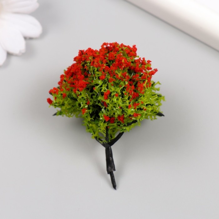 Искусственное растение для творчества пластик Искусственное растение для творчества пластик "Огненное дерево" 6 см