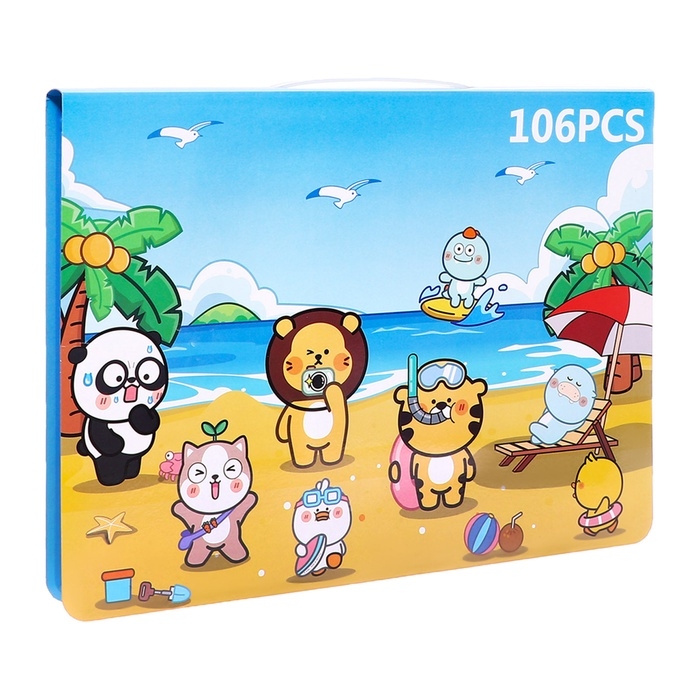 Набор для рисования Зверушки Синий