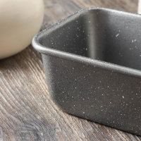 Форма для выпечки Magistro Gourmet Range, 24&times;14&times;7,6 см, толщина 0,6 мм, антипригарное покрытие, цвет серый