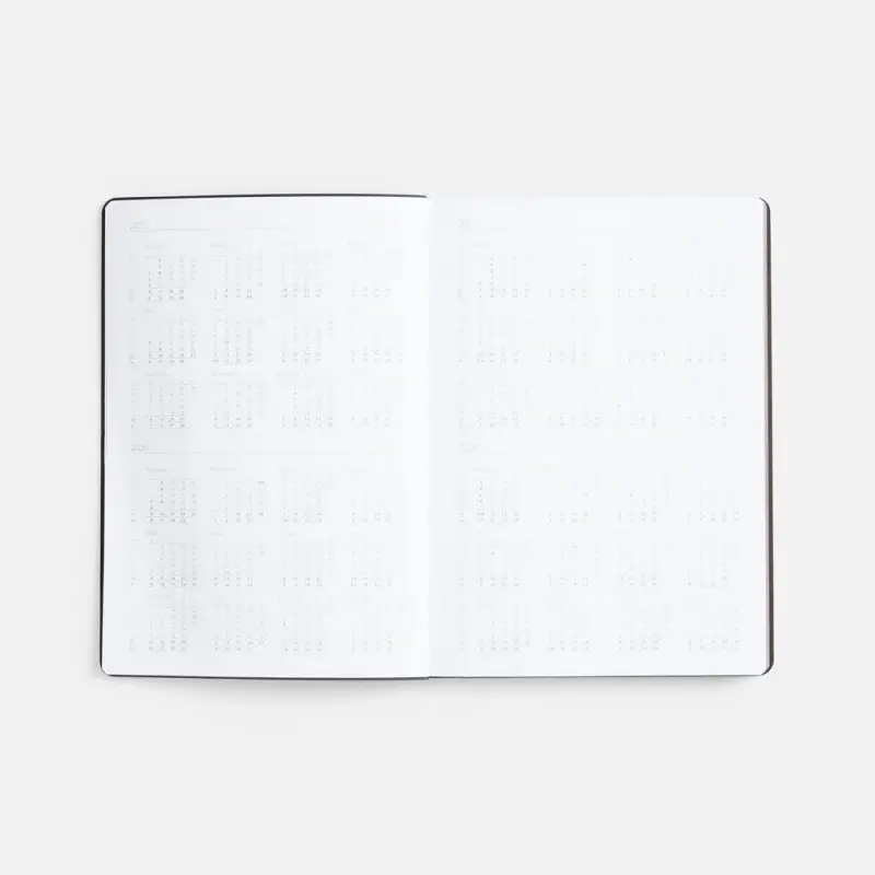 Ежедневник Nebraska Flex, недатированный, бордовый с золотистым