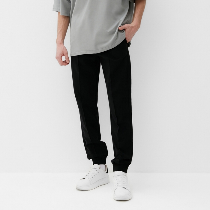 Брюки спортивные мужские DIROMM размер 50, цвет черный Брюки спортивные мужские DIROMM размер 50, цвет черный