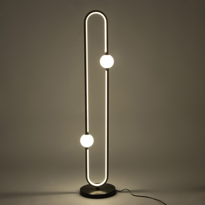 Торшер Торшер "Арис" LED 96Вт черный 25х25х130 см