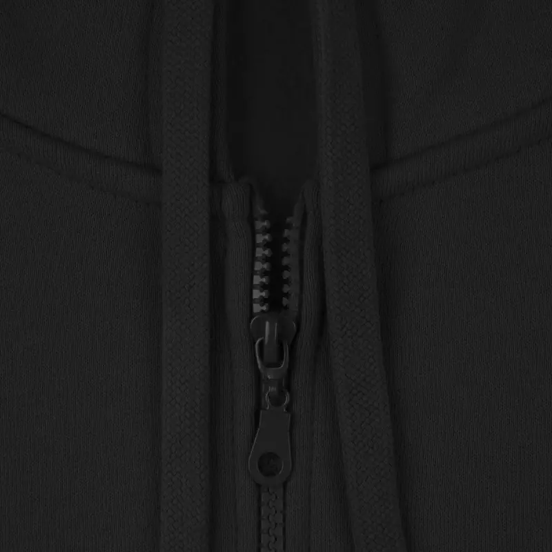 Толстовка на молнии с капюшоном Siverga Heavy 2.0, черная, размер 3XL