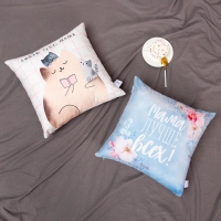 Подушка "Этель" Лучшая мама, 40х40 см, велюр, 100% п/э Подушка "Этель" Лучшая мама, 40х40 см, велюр, 100% п/э