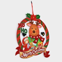 Декоративное украшение (подвеска) "Merry Christmas" 36,5х31,5 см Декоративное украшение (подвеска) "Merry Christmas" 36,5х31,5 см