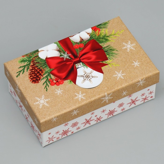 Набор коробок подарочных 15 в 1 &laquo;С Новым годом!&raquo;, 12 х 6.5 х 4 см - 46.5 х 30 х 17.5 см, Новый год