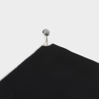 Салфетница &laquo;Цветы&raquo;, 15&times;15&times;8,5 см, цвет серебряный