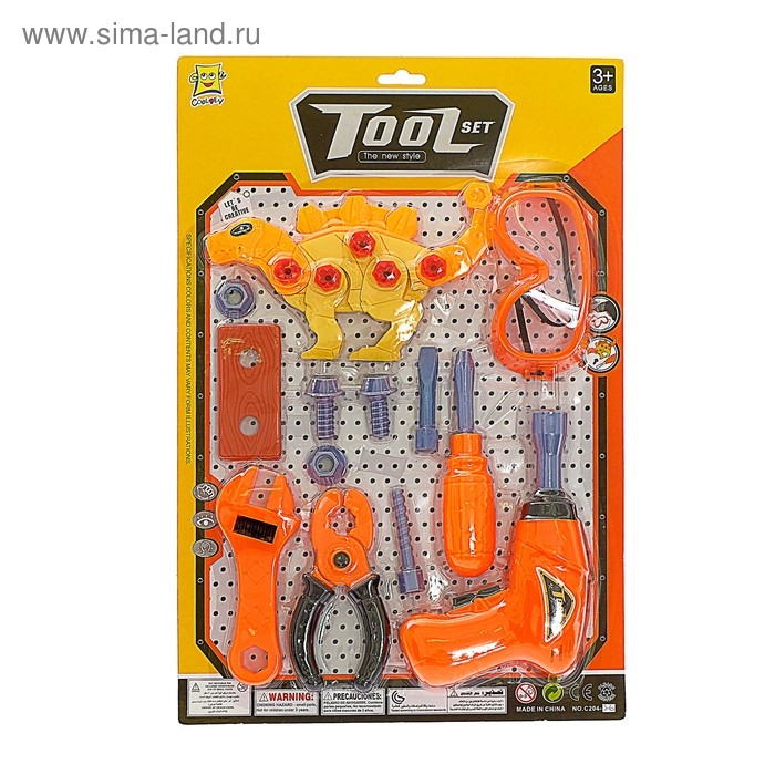 Набор инструментов &laquo;Спинозавр&raquo;, с разборной фигуркой