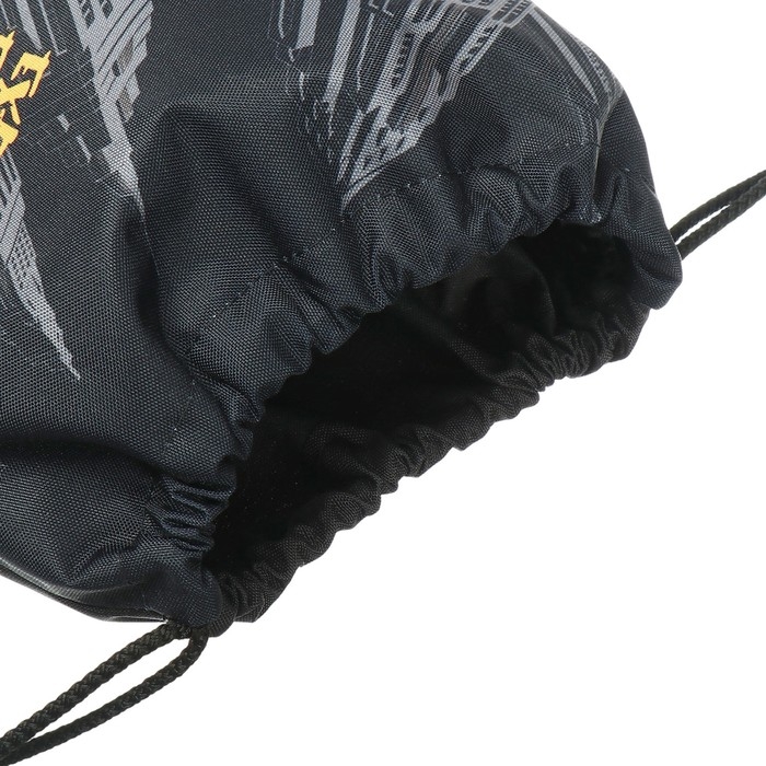 Мешок для обуви 435 х 360 мм, Stavia (плотность 600D с водоотталкивающей ПУ-пропиткой) "Монохром" чёрный