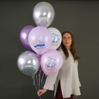 Шар латексный 12" «С ДР! Прованс», пастель-металл, набор 50 шт., МИКС Шар латексный 12" «С ДР! Прованс», пастель-металл, набор 50 шт., МИКС