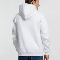 Толстовка на молнии с капюшоном Siverga Heavy, белая (белоснежная), размер S