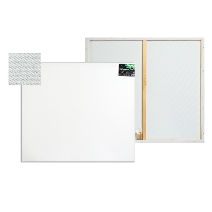 Холст на подрамнике, хлопок 100%, 1,6 х 80 х 90 см, акриловый грунт, среднезернистый, 380 г/м² Холст на подрамнике, хлопок 100%, 1,6 х 80 х 90 см, акриловый грунт, среднезернистый, 380 г/м²