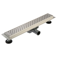 Трап ZEIN, c флaнцeм свободного вращения 360°, 7х50 см, d=40/50 мм, нерж. сталь, сатин Трап ZEIN, c флaнцeм свободного вращения 360°, 7х50 см, d=40/50 мм, нерж. сталь, сатин