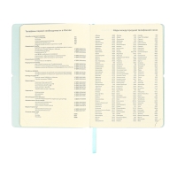 Ежедневник недатированный A5 136 листов deVENTE. Jane, мягкая обложка пвх, резинка, перфорация, ляссе, блок 70, голубой