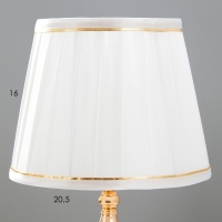 Лампа настольная с подсветкой 58087/1 1х40Вт Е27 золото 20х20х36 см RISALUX