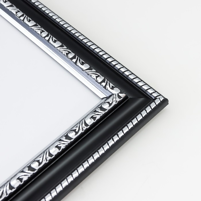 Фоторамка пластик "МИРАМ" 40х60 см чёрный (пластиковый экран)