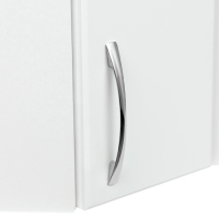 Шкаф навесной для ванной комнаты угловой "ПШ", 25 х 25 х 70 см