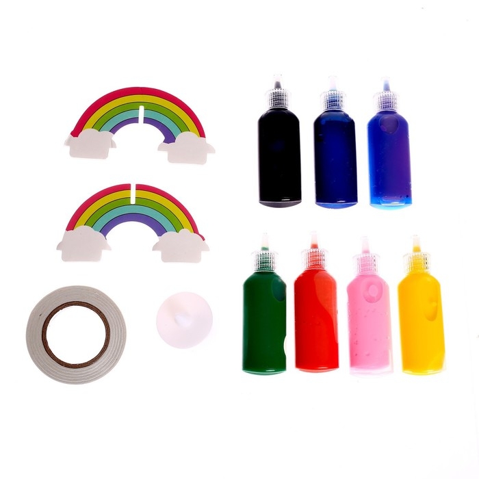 Набор для творчества &laquo;Волшебный ночник&raquo;, единорог, витражный, 3Д конструктор, 5+