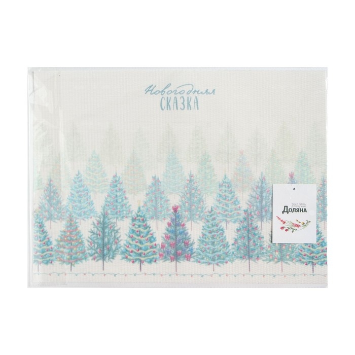 Салфетка новогодняя на стол Доляна &laquo;Новогодняя сказка&raquo;, 40х29см