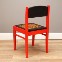 Стул детский "Кроха" 1-3 р. к. тип 2, с художественной росписью, высшая категория