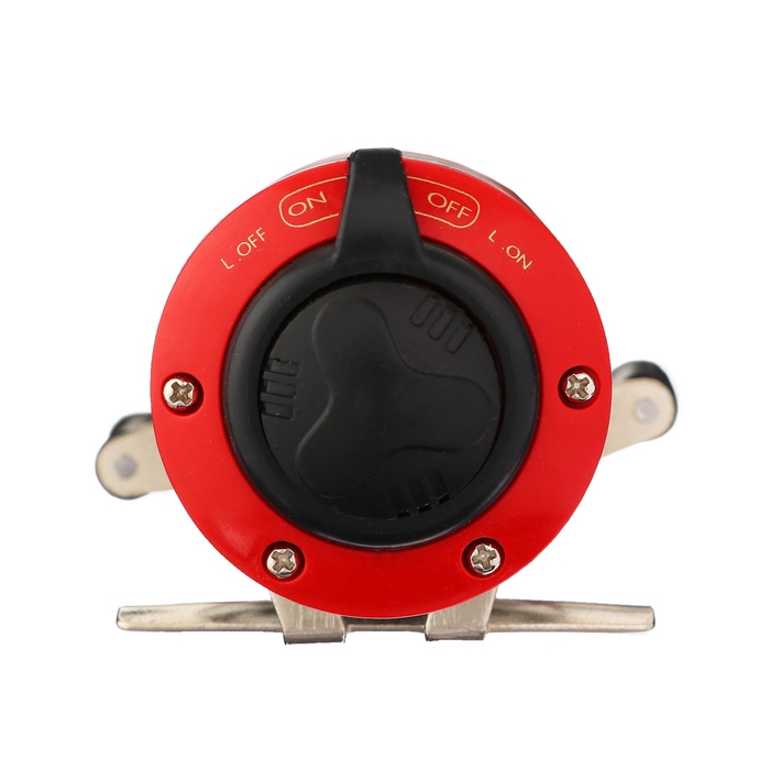 Катушка мультипликаторная, металл-пластик, переключатель 3 режима, цвет красный, 106 Катушка мультипликаторная, металл-пластик, переключатель 3 режима, цвет красный, 106