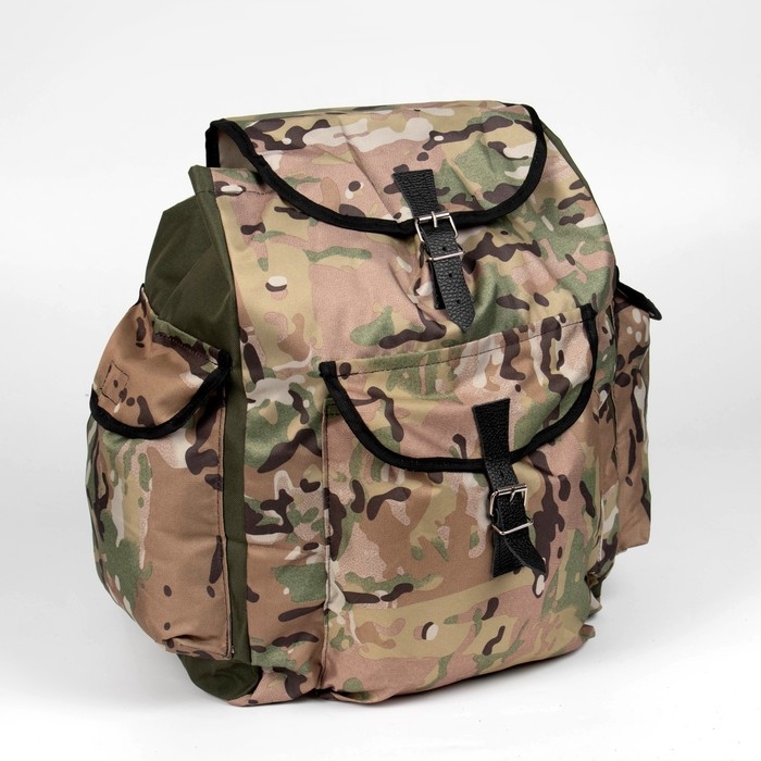 Рюкзак МИКС "Шанс" 40 л., камуфляж, прорезиненный