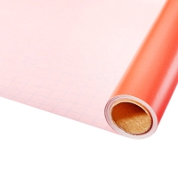 Пленка самоклеящаяся, ярко-оранжевая, 0.45 х 3 м, 8 мкр