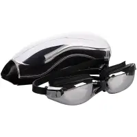 Очки для плавания зеркальные Underwater, черные Очки для плавания зеркальные Underwater, черные