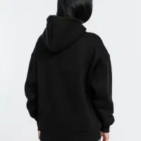 Худи оверсайз унисекс Go Easy, черное, размер L