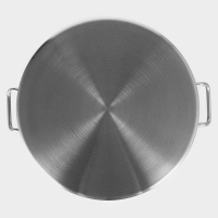 Кастрюля из нержавеющей стали Hanna Knovell, 47 л, d=45 см, h=28 см, толщина стенки 1 мм, металлическая крышка Кастрюля из нержавеющей стали Hanna Knovell, 47 л, d=45 см, h=28 см, толщина стенки 1 мм, металлическая крышка