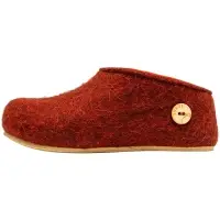 Домашние валенки Cant, красно-коричневые (терракот), размер 44