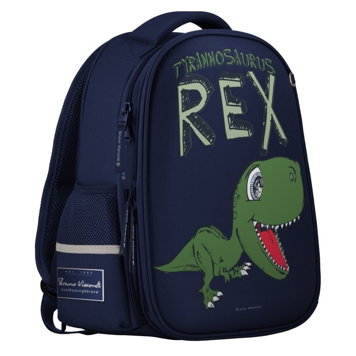 Рюкзак каркасный, 38 х 30 х 20 см, Bruno Visconti 12-001, + пенал, REX