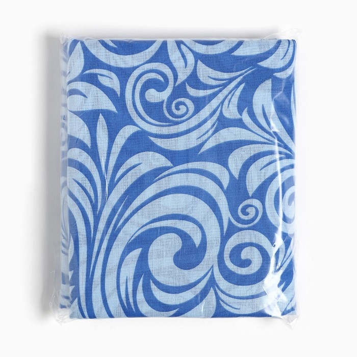 Простыня 1,5сп Экономь и Я 150х215±3 Простыня 1,5сп Экономь и Я 150х215±3 "Нежность" цвет синий,100% хлопок, бязь, 100гр/м2